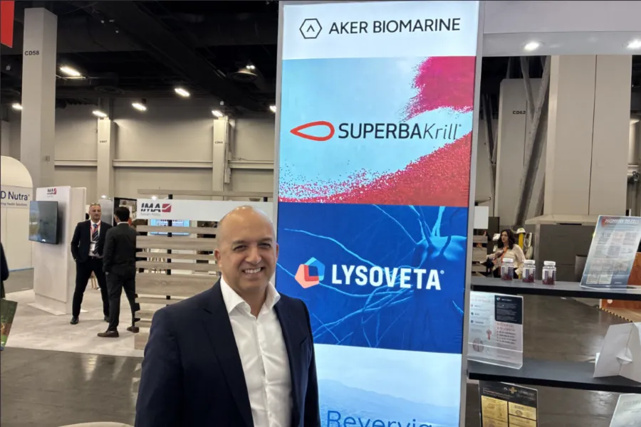 Simon Seward, the CEO of human health ingredients at Aker BioMarine.